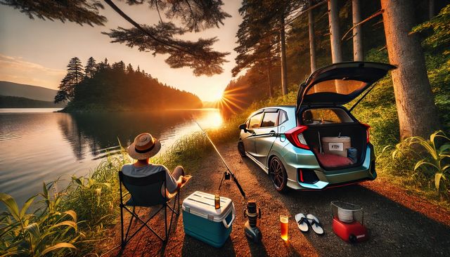 フィットの車中泊キット