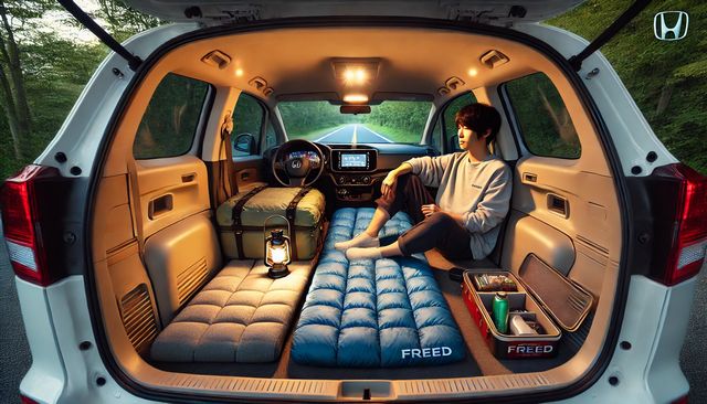 フリードの車中泊キット