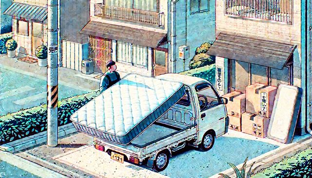 ニトリのマットレスを車で