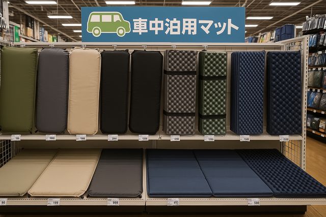 車中泊マットを売ってる場所を徹底調査