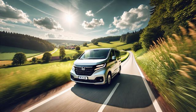 N-VANで運転席のベッドキット