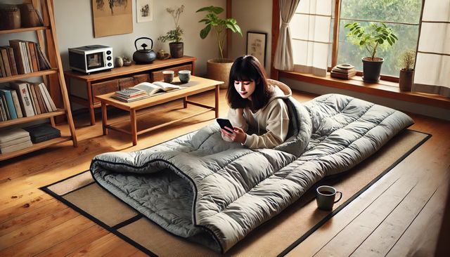 ロゴスの二人用寝袋とワークマン製品の比較