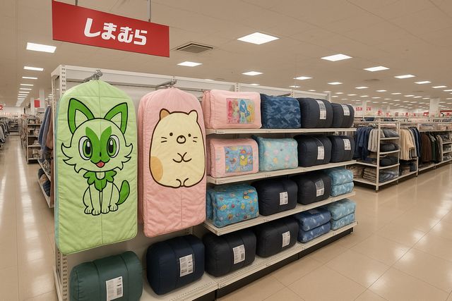 しまむらのキャラクター寝袋