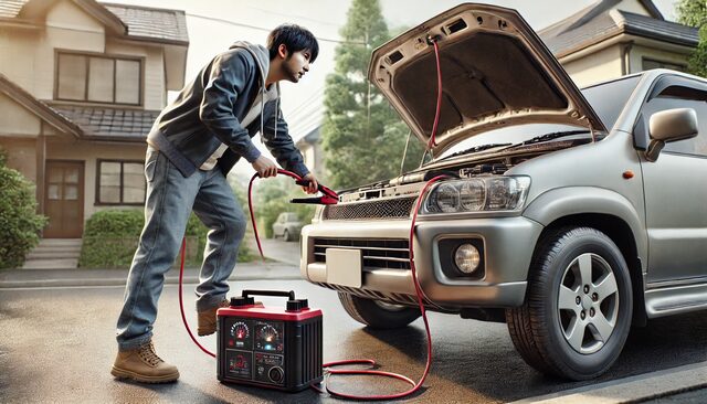ポータブル電源でエンジン始動 実用モデル＆ケーブル解説
