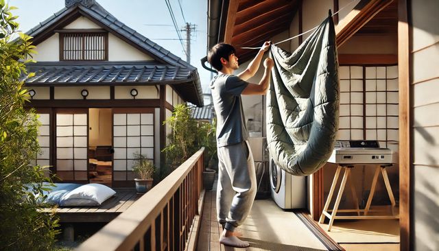 洗濯後の干し方と保管方法