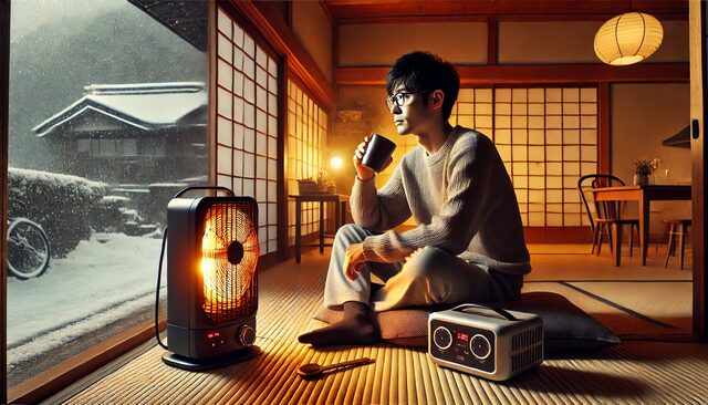 ファンヒーターを置いてはいけない場所は