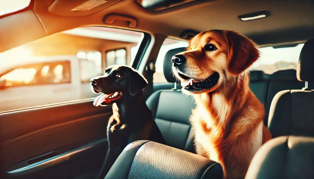 車のシートで犬の毛の取り方