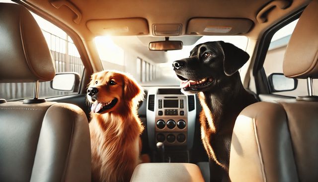 車のシートで犬の毛の取り方の実践的な方法