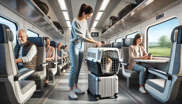 キャスター付きでも電車持ち込み可能？