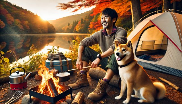 犬がキャンプで寝るときはリードで繋ぐ必要がありますか