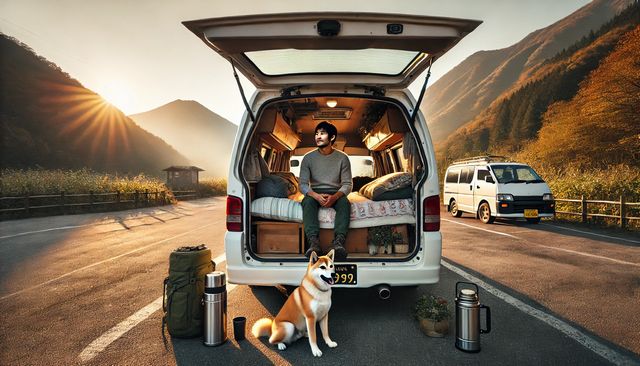 犬と車中泊の快適テクと行き先