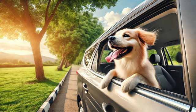 犬が車でハァハァする原因と危険性