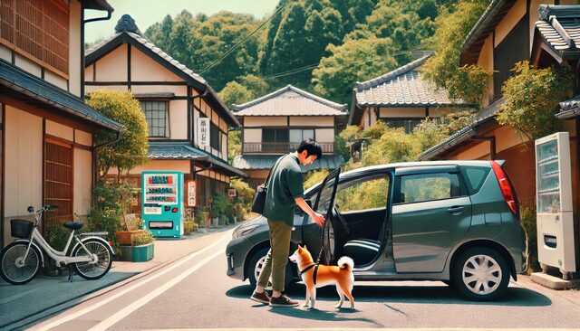 犬のドライブボックスを手作り