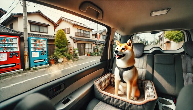 外が見える仕様で犬のストレス軽減