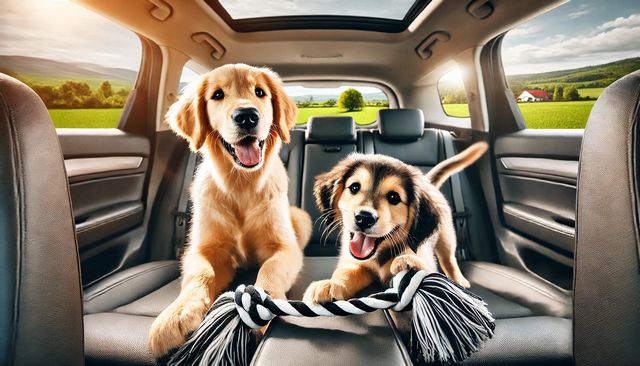 犬のために車の後部座席の隙間を埋める実践法