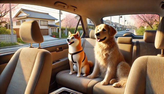 車に犬のクレート固定方法