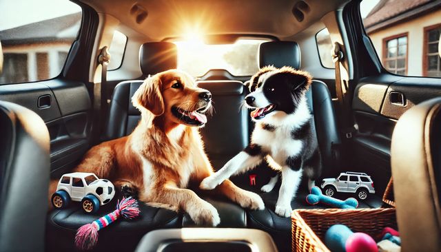 犬と車でポータブルクーラー活用術