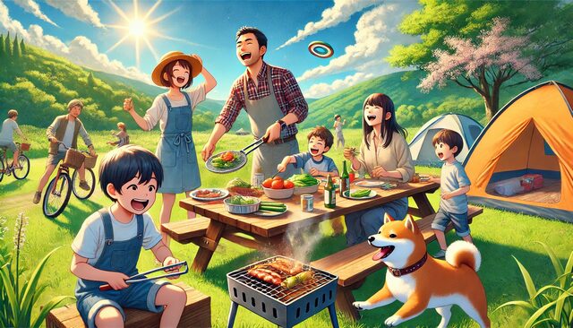 コテージ泊と自作サークルの活用術