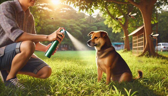 犬の虫除けスプレーは舐めても大丈夫