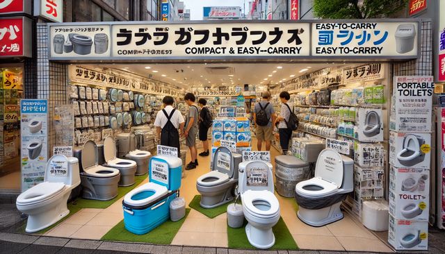 ポータブルトイレどこで洗う