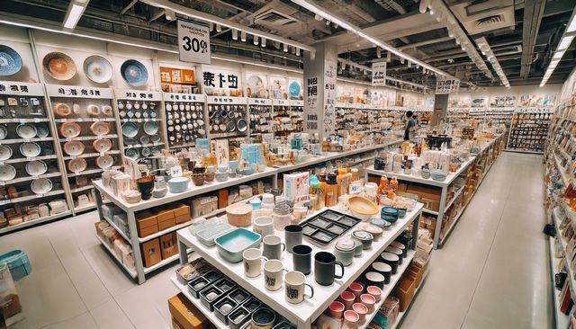 セリアでの売り場コーナーどこかを確認