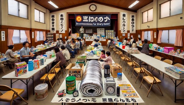 音がしないタイプのアルミブランケットとは