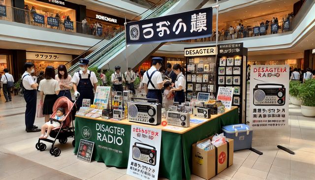 かわいい小型ラジオで持ち運びも便利に