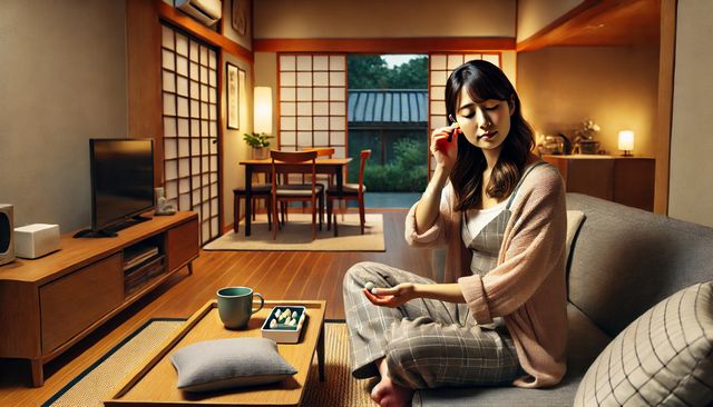 ティッシュ耳栓の作り方の手順