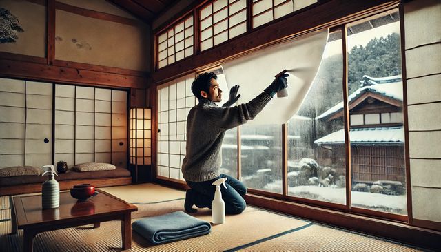 結露防止シートが剥がれない原因と対策