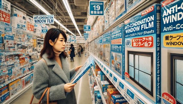 結露テープがベタベタ