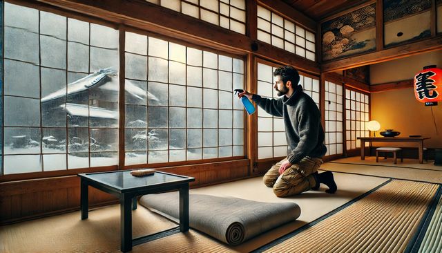 結露防止シートが剥がれない貼り方と手入れ