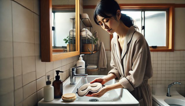 アイマスクの洗い方
