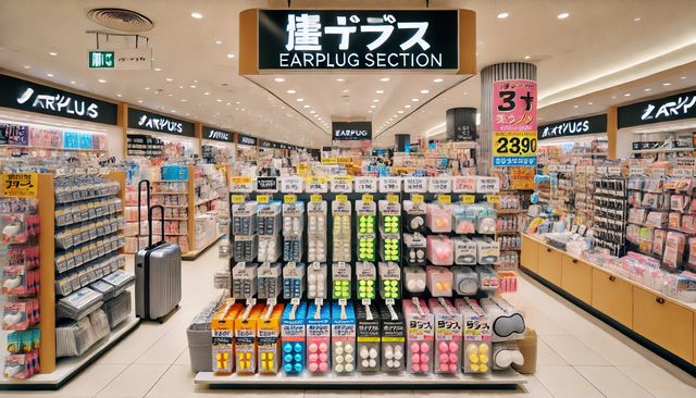 100均耳栓の付け方と付け方の動画