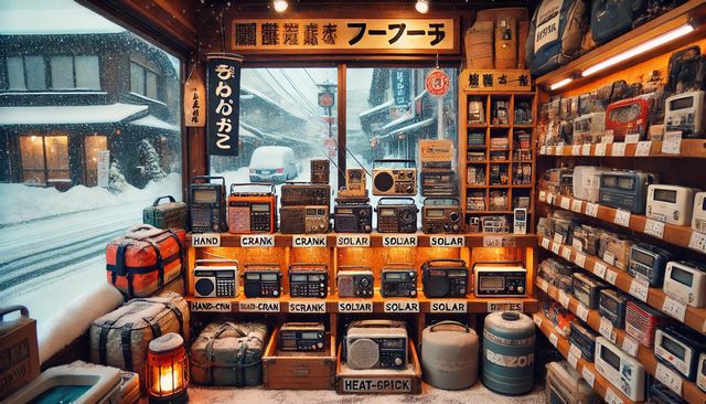 モンベルの防災ラジオと機能を比較