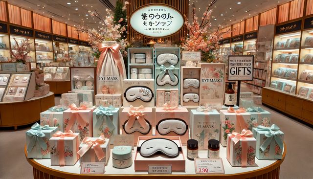 無印良品のアイマスク売場