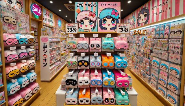 アイマスク売り場の店舗比較