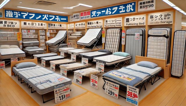 折りたたみベッドは毎日たたむ