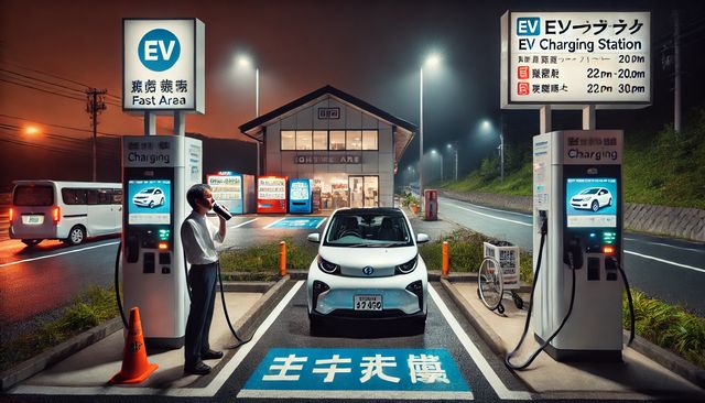 車で利用できるEVステーション